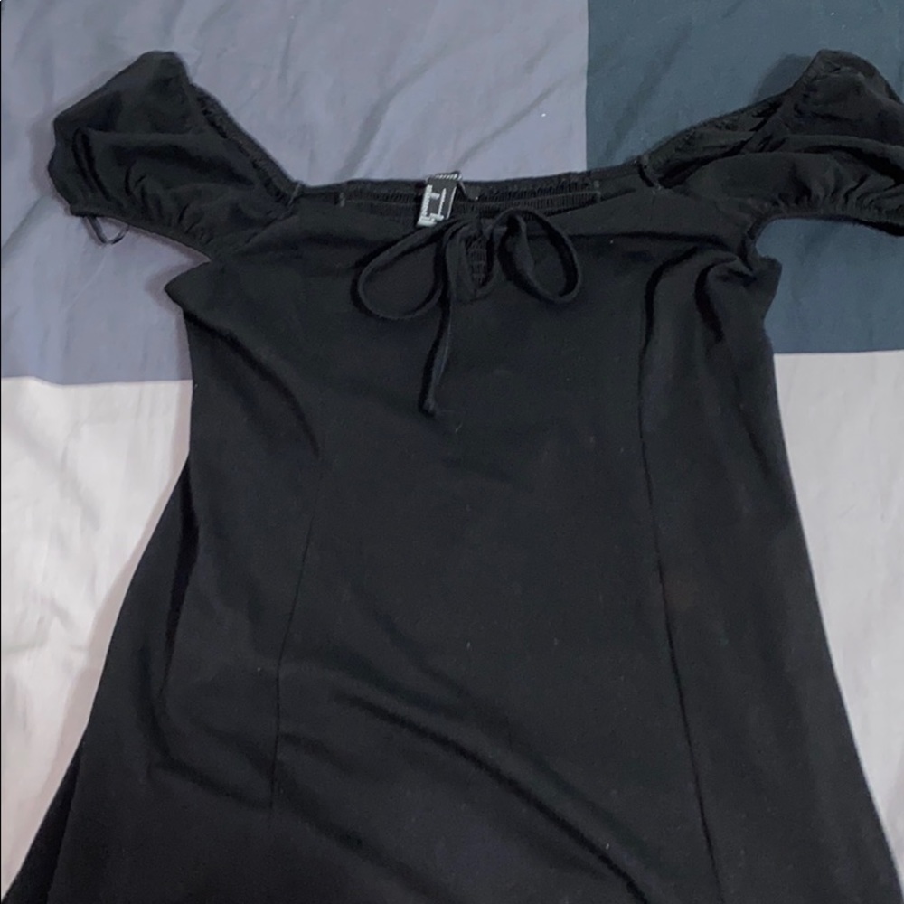 A black dress